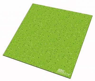 Electrostatic Dissipative Floor Tile Grano ED Yellow Green 1002 x 1002 mm 3.5 mm Antistatic ESD Rubber Floor Covering
